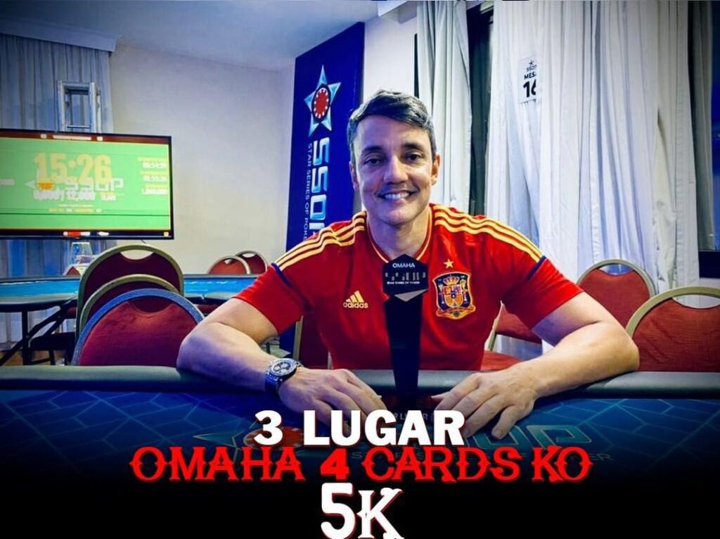 Beto Cavadas, 3º Lugar no Torneio Omaha 4 Cards K0 5K no SSOP 2021